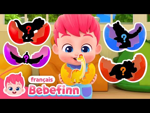 La Chanson des Œufs de Dinosaure Surprise | EP47 | Chanter avec Bebefinn👶Chansons pour Enfants