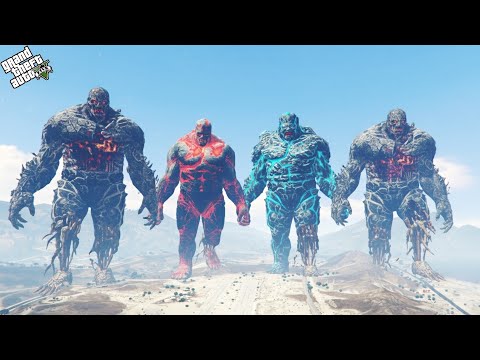 Lava God Black God Pinky God Ice God Become Zombies in GTA 5