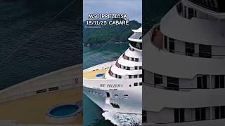 MSC PREZIOSA NAVIO CABARÉ Leonardo santos cruzeiro 18/11/25 navio @cruzeiros2025  #drone #shorts