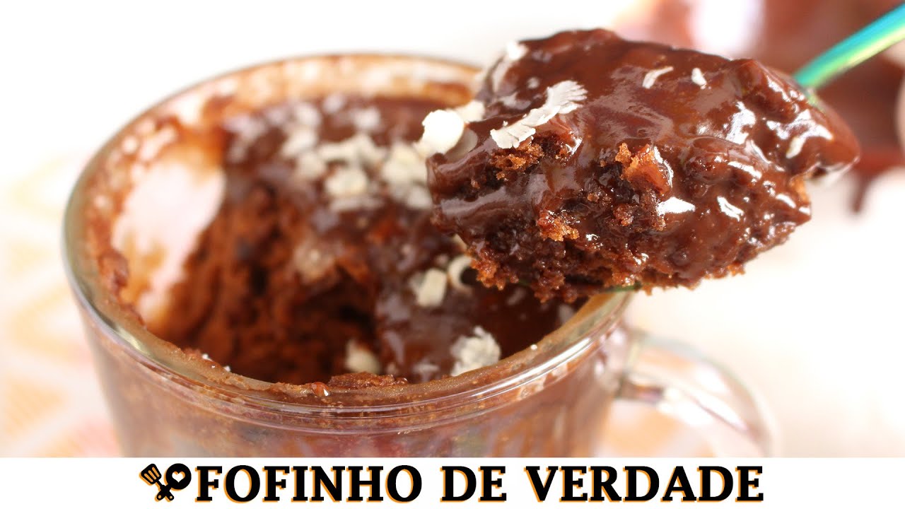 BOLO DE CANECA FOFINHO E SEM OVO - RECEITAS QUE AMO