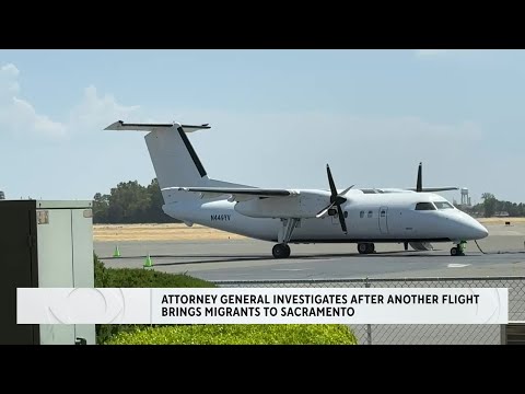 Another flight with migrants arrives unexpectedly in Sacramento
