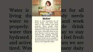 Water  #english #story #storytime #reading #englishspeaking #englishlearning #shorts #shortsvideo