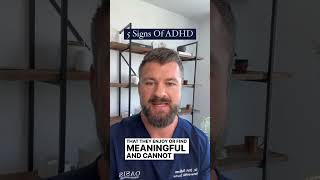 5 Signs of ADHD