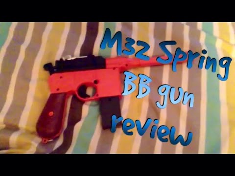 M32 Spring BB gun unboxing and review