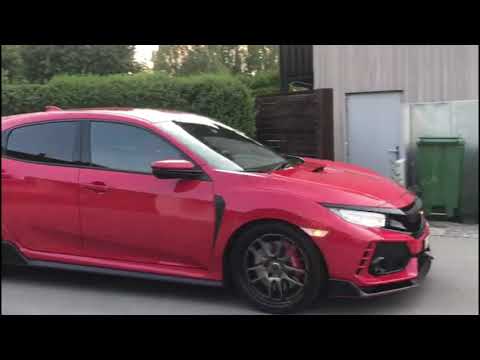 Honda Civic type R FK8 with REMUS Exhaust