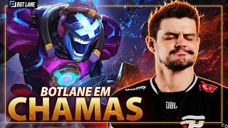 BRAND na bot lane simplesmente BOTANDO FOGO EM TUDO! 🔥