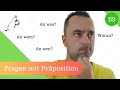 [59] Fragen mit Präpositionen - Woran / An was / An wen / An ...