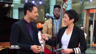 José James - Lover Man & God Bless The Child (ZDF-Morgenmagazin - ZDF HD 2015 may11)