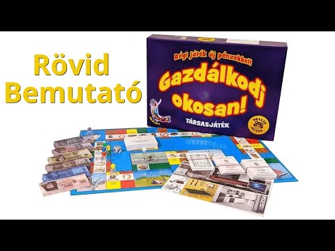 Gazdálkodj okosan társasjáték - Régi játék új pénzekkel - ptjgadm