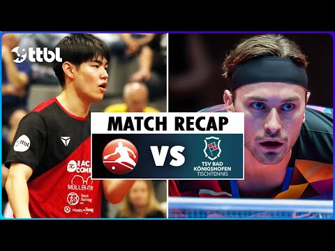 BAD HOMBURG vs. BAD KÖNIGSHOFEN (Tischtennis Bundesliga Recap) | Matchday 7 | 2025/2026
