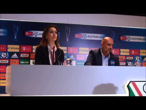 Trener Michał Probierz po meczu z Legią