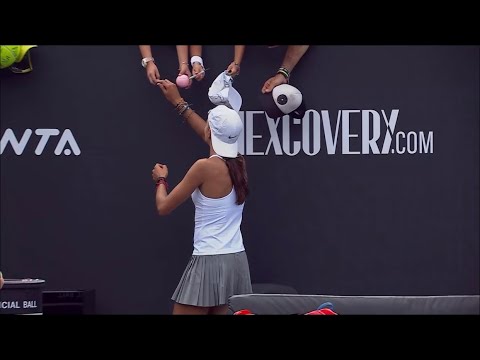 Emiliana Arango 🇨🇴wins 🎉🎊🎈 defeats Taylor Townsend 🇺🇸 in 3 sets WTA Guadalajara