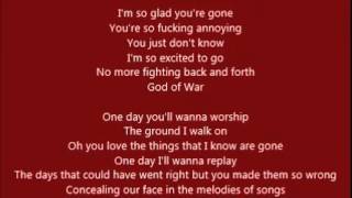 Nicole Scherzinger - God Of War (lyrics)