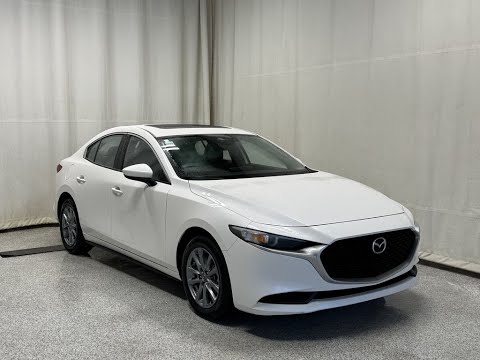 2025 Mazda3 GS Auto i-ACTIV AWD in White for sale at Park Mazda in Sherwood Park, AB