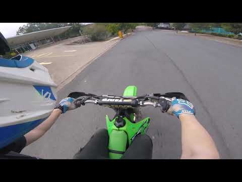 1996 Kx250 Topspeed run