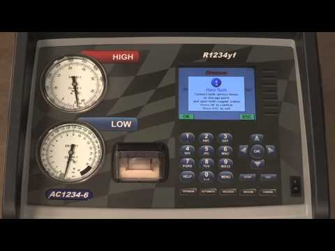 Robinair YF1234 Set Up and Operation