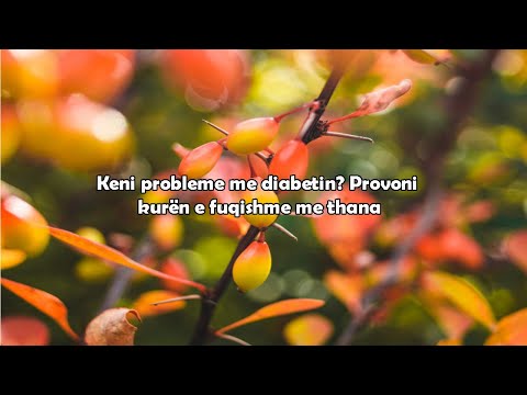 Keni probleme me diabetin? Provoni kurën e fuqishme me thana
