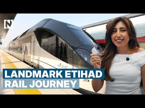 On board the first passenger train service between Dubai and ...