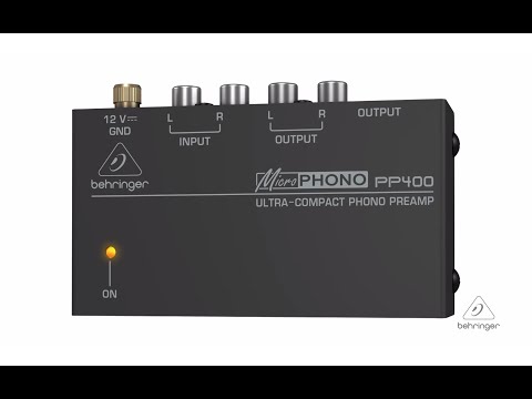 Behringer PP400 Ultra Compact Phono Preamp image 6