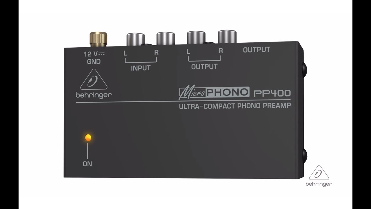 Behringer PP400 Phono Preamp (for Turntables)
