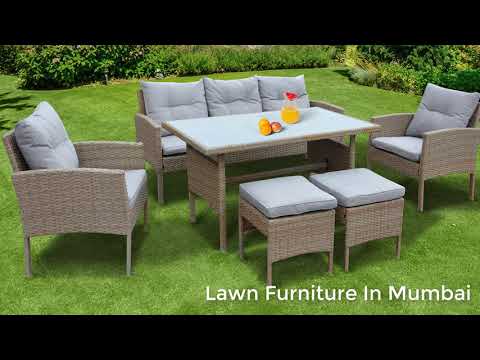 Garden Rattan Furniture Set