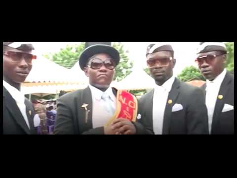 Ghana's Pallbearers Funny Funeral meme | Dancing to Astronomia|Dancing with coffin meme compilation