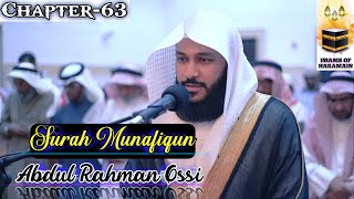Download lagu Abdul Rahman Al Ossi :Surah Munafiqun With Arabic and English Translation mp3