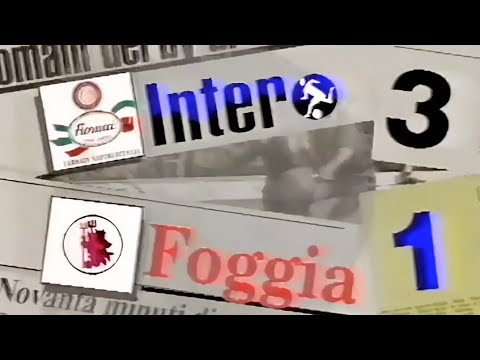 Inter-Foggia 3:1, 1993/94 - Domenica Sportiva 
