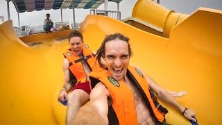 WATER PARK INJURY! - North Korea Day 2
