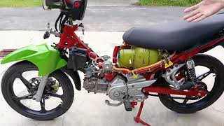 Download lagu Total modification of LPG gas fueled motorbike in Mempawah, West Kalimantan. mp3