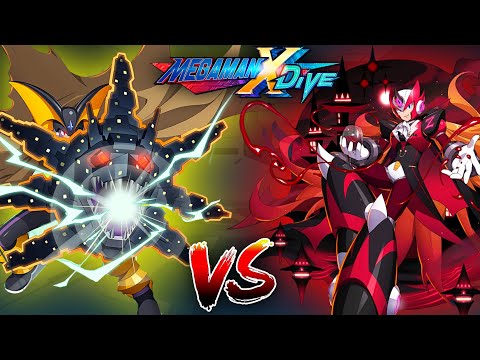 Bass GS Vs Halloween Zero - Mega Man X DiVE | Bass GS Welcome Back To Meta!! (Mobile Controls PvP)