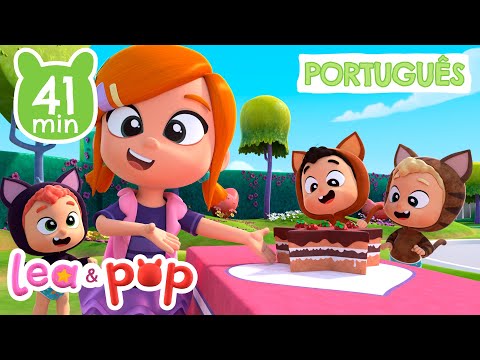 Três pequenos gatinhos e mais músicas infantis em português de Lea e Pop