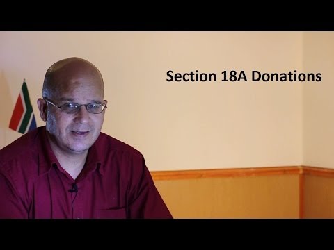 Section 18A Donations