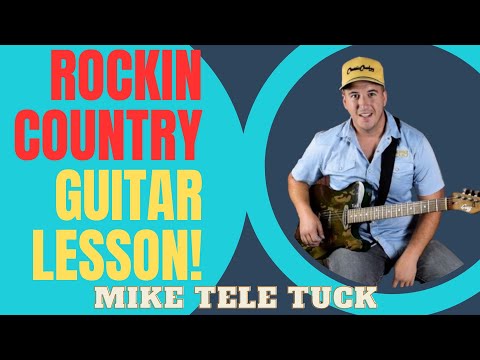 Rockin' Country Guitar solo lesson w Mike Tele Tuck