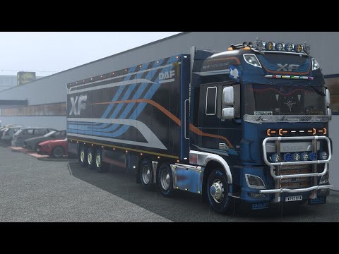 Trucking from Portsmouth to Swansea in my DAF XF E6 530! | ETS2 ASMR / Realistic Driving (UK / GB)