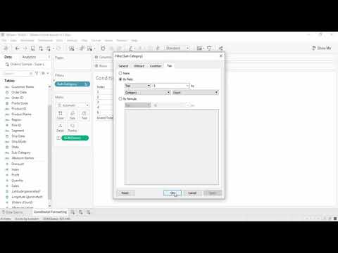 Tableau Tutorial for Beginners 34 How to Conditionally Format Table Columns