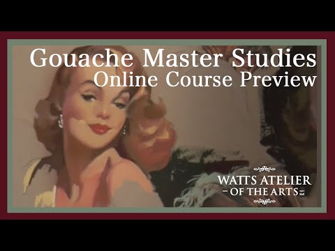 Watts Atelier Online Program; Gouache Master Study Introduction