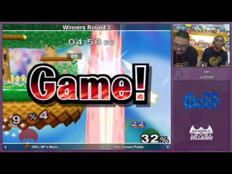 H&V 3/29/16 - Winners Round 3 - CR2 | DP 's Mario (Mario) vs. CR2 | Korean Panda (Doc)