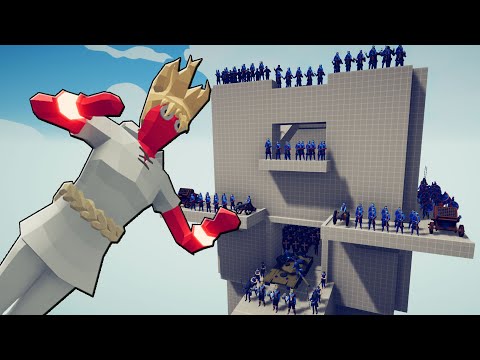 Super Peasant vs TABS MEGA FORTRESS! - Totally Accurate Battle Simulator (New Tabs Legacy Update)