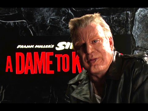 Mickey Rourke Interview - Sin City: A Dame to Kill For (2014) Frank Miller Movie HD