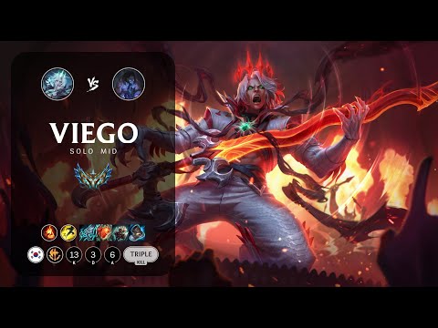Viego Mid vs Sylas - KR Challenger Patch 12.22
