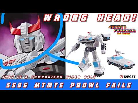 Hasbro Got D’s for grades in School! Transformers SS 86 MTMTE deluxe class Prowl 4k Video Review