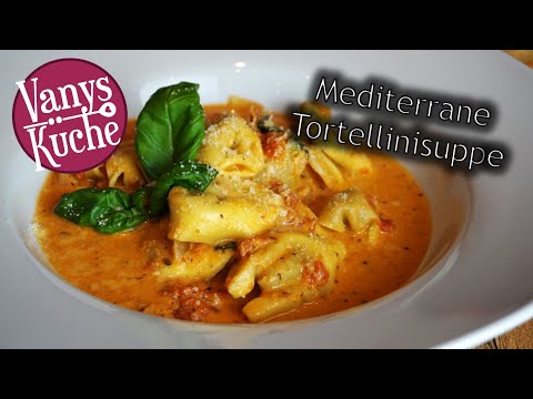 mediterrane Tortellinisuppe Thermomix® Rezept TM6, TM5, TM31