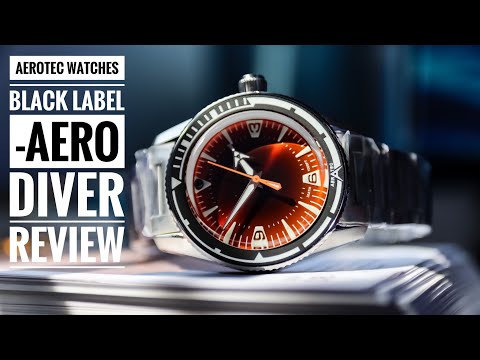 Aerotec Watches newest diver - Black Label Aero diver