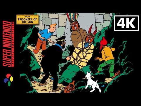 The Adventures of Tintin: Prisoners of the Sun (SNES) Playthrough [4K]