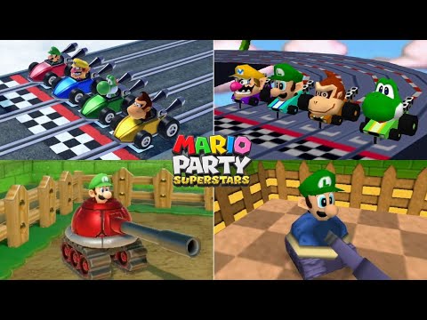 Mario Party Superstars // All Mario Party 2 Minigames & Original
