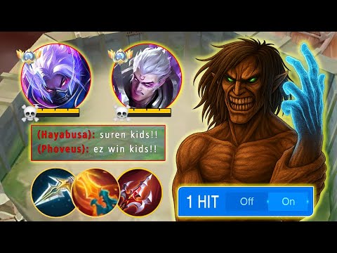 Goodbye META Heroes! Yin Eren Build + Emblem Destroys Hayabusa & Phoveus | Mobile Legends