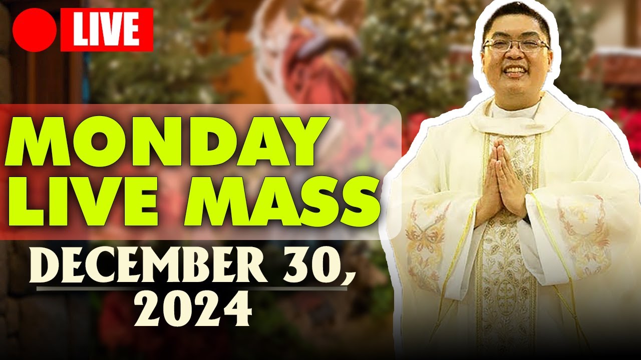 DAILY HOLY MASS LIVE TODAY - 4:00 AM Monday DECEMBER 30, 2024 || FR. JOWEL JOMARSUS GATUS