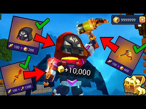 Top Up 10,000 G-Cubes to Buy ALL of THE NEW EXPENSIVE HALLOWEEN EVENT ITEMS in BedWars - Blockman Go