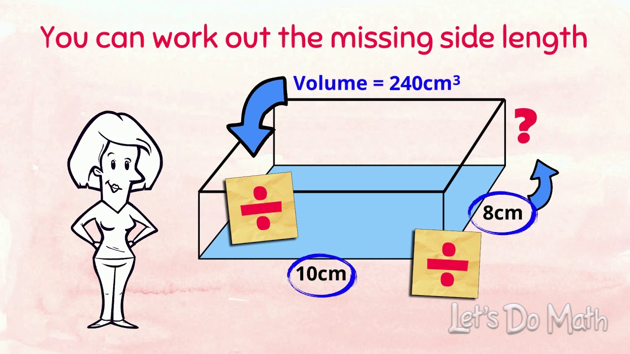 Find the Missing Side Length in a Rectangular Prism, when you know the volume
